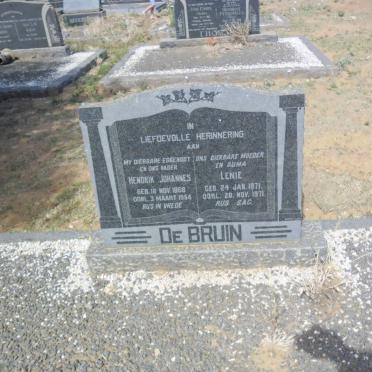 BRUIN Hendrik Johannes, de 1868-1954 &amp; Lenie 1871-1971