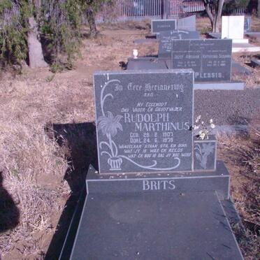 BRITS Rudolph Marthinus 1907-1978