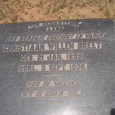BREET Christiaan Willem 1899-1936