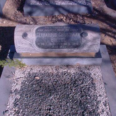 BREEDT Gerhardus Christiaan 1915-1970