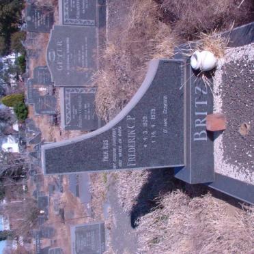 BRITZ Frederick C.P. 1929-1979