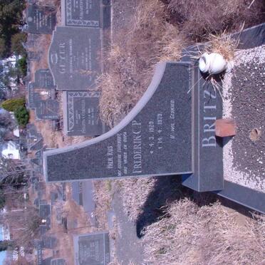 BRITZ Frederick C.P. 1929-1979