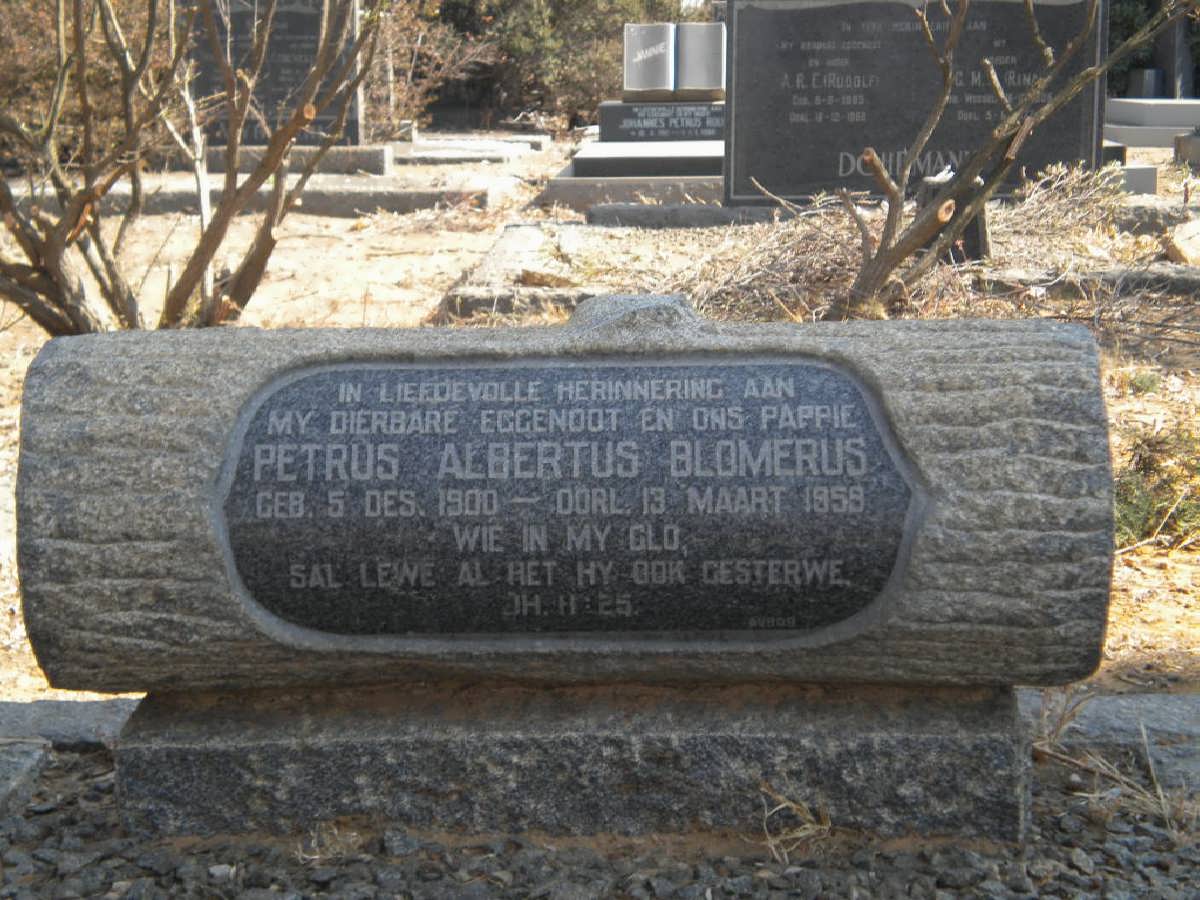 BLOMERUS Petrus Albertus 1900-1959