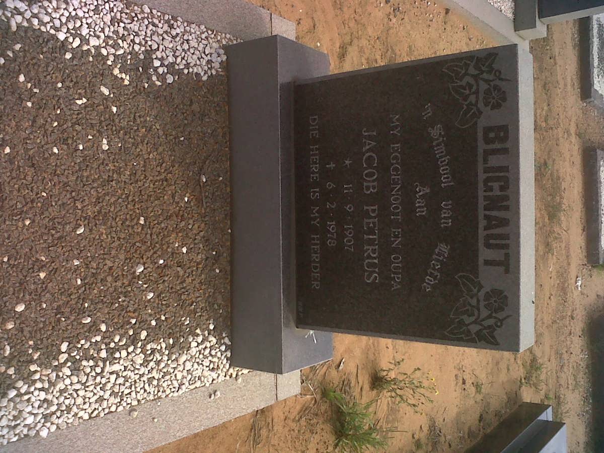 BLIGNAUT Jacob Petrus 1907-1978