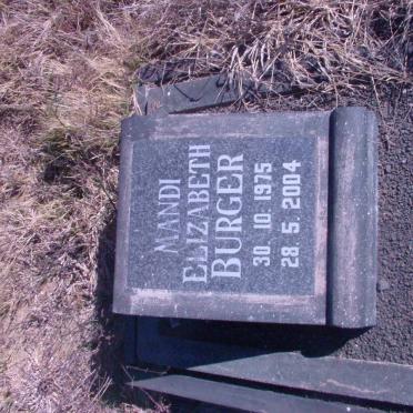 BURGER Mandi Elizabeth 1975-2004