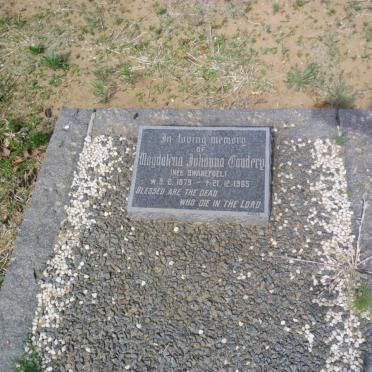CAUDERY Magdalena Johanna nee SWANEPOEL 1979-1985