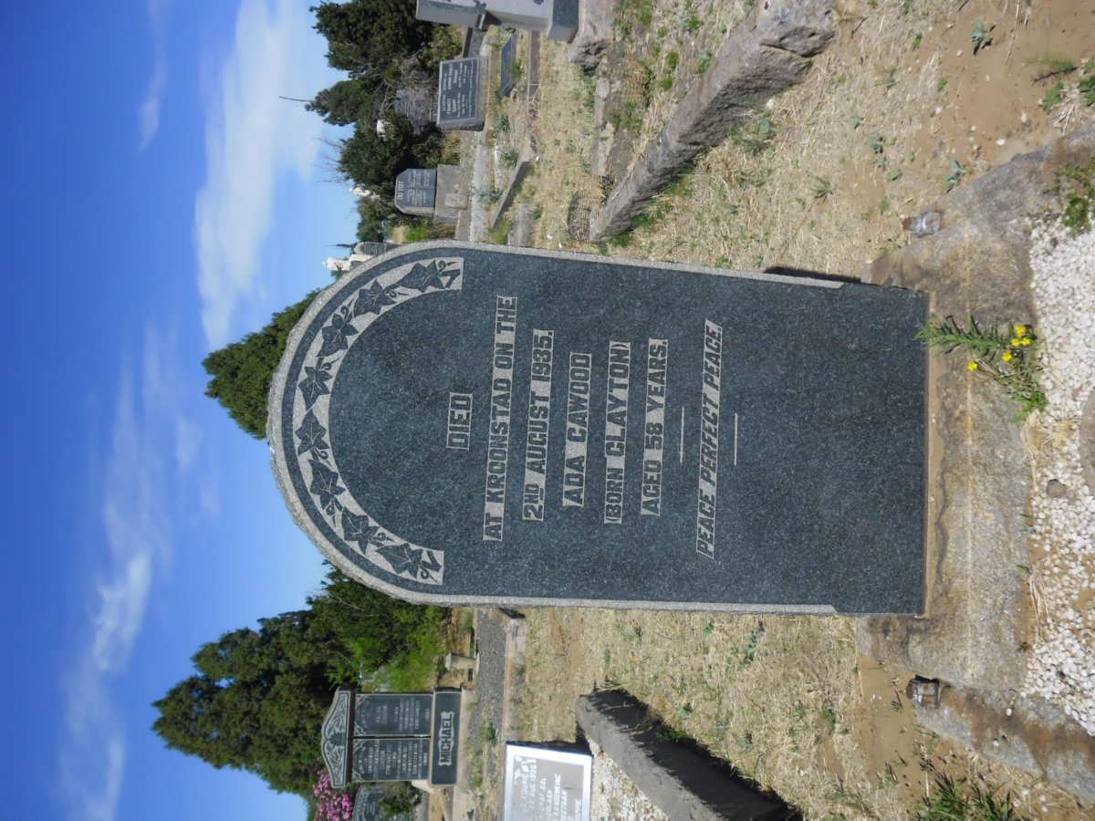 CAWOOD Ada nee CLAYTON -1935