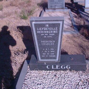 CLEGG Frederick Charles 1914-1985