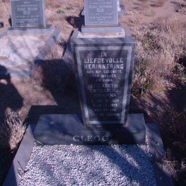 CLEGG Elizabeth Catharina Johanna 1906-1978
