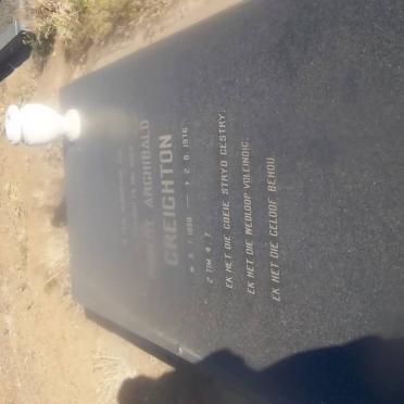 CREIGHTON Robert Archibald 1898-1976