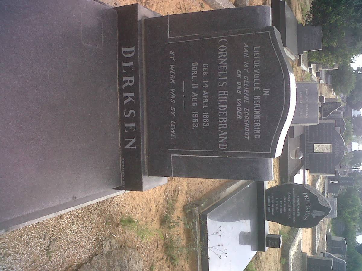 DERKSEN Cornelis Hilderbrand 1883-1963