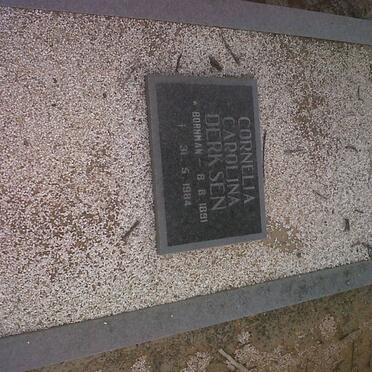 DERKSEN Cornelia Carolina nee BORNMAN 1891-1984