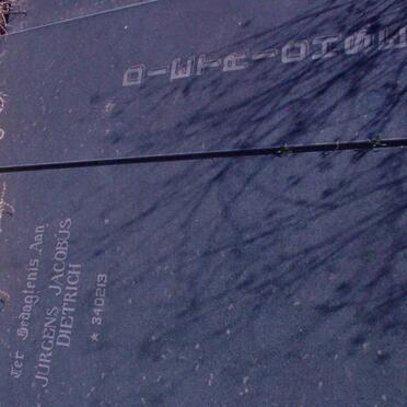 DIETRICHSEN Jurgens Jacobus Dietrich -2013 &amp; Elizabeth Magriet DE BRUYN -2011    