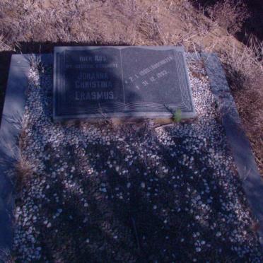 ERASMUS Johanna Christina nee OOSTHUIZEN 1900-1963