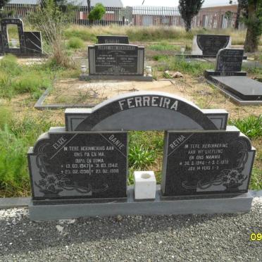 FERREIRA Danie 1942-1998 &amp; Elize 1947-1998 :: FERREIRA Retha 1946-1973