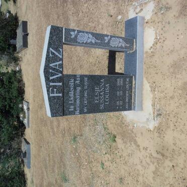 FIVAZ Elsie Sussanna Louisa 1955-1955