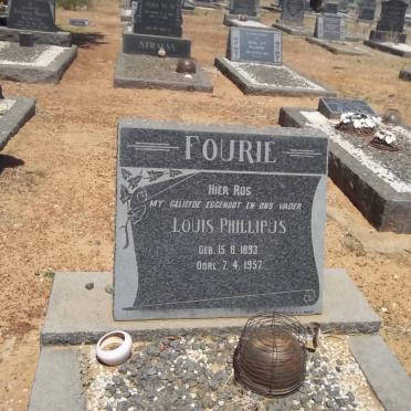 FOURIE Louis Phillipus 1893-1957