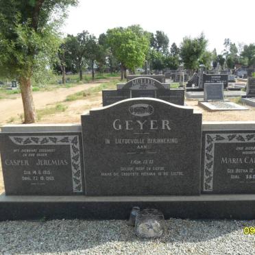 GEYER Casper Jeremias 1915-1963 &amp; Maria Carolina BOTHA 1916-1998