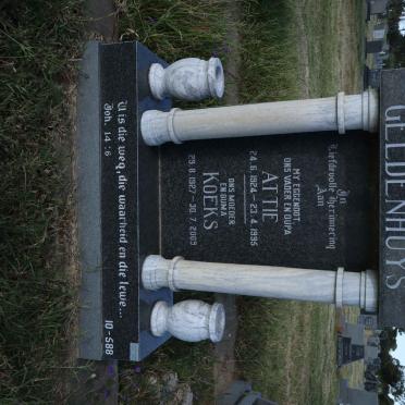 GELDENHUYS Attie 1924-1995 &amp; Koeks 1927-2009