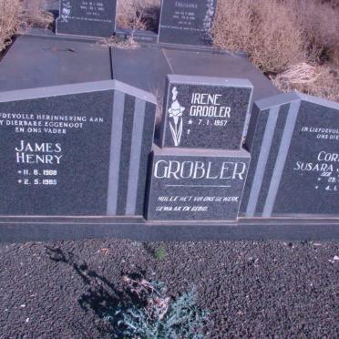 GROBLER James Henry 1908-1985 &amp; Cornelia Susara Johanna NORTJE 1918-2005 :: GROBLER Irene 1957-