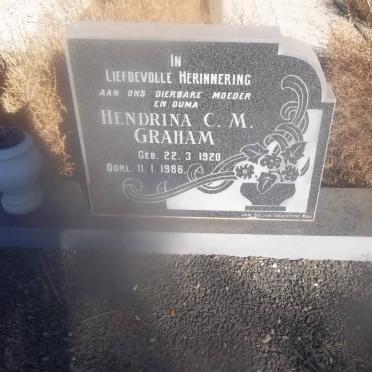 GRAHAM Hendrina C.M. 1920-1986