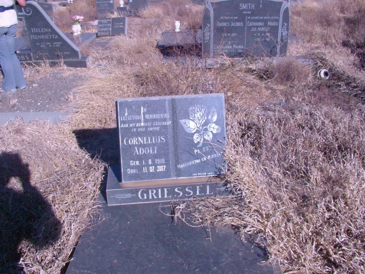 GRIESSEL Cornelius Adolf 1918-2007