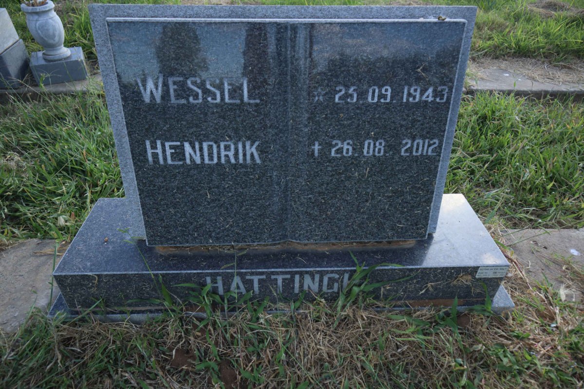 HATTINGH Wessel Hendrik 1943-2012