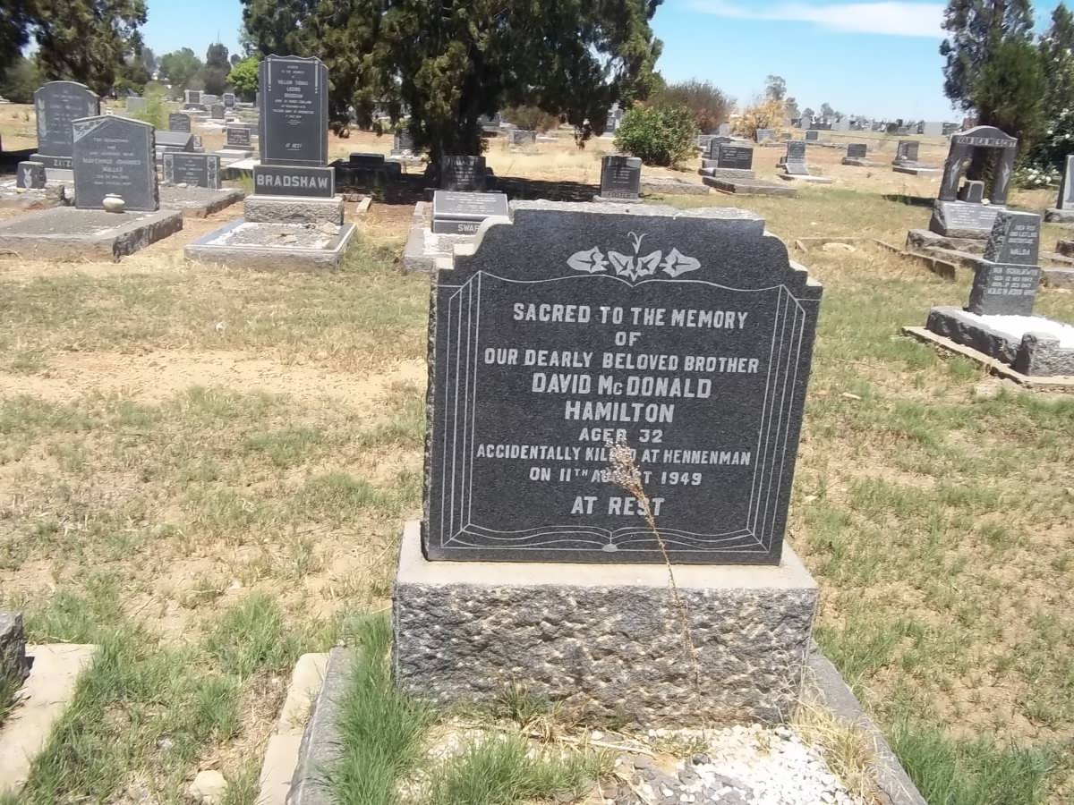 HAMILTON David McDonald -1949