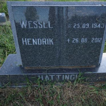 HATTINGH Wessel Hendrik 1943-2012