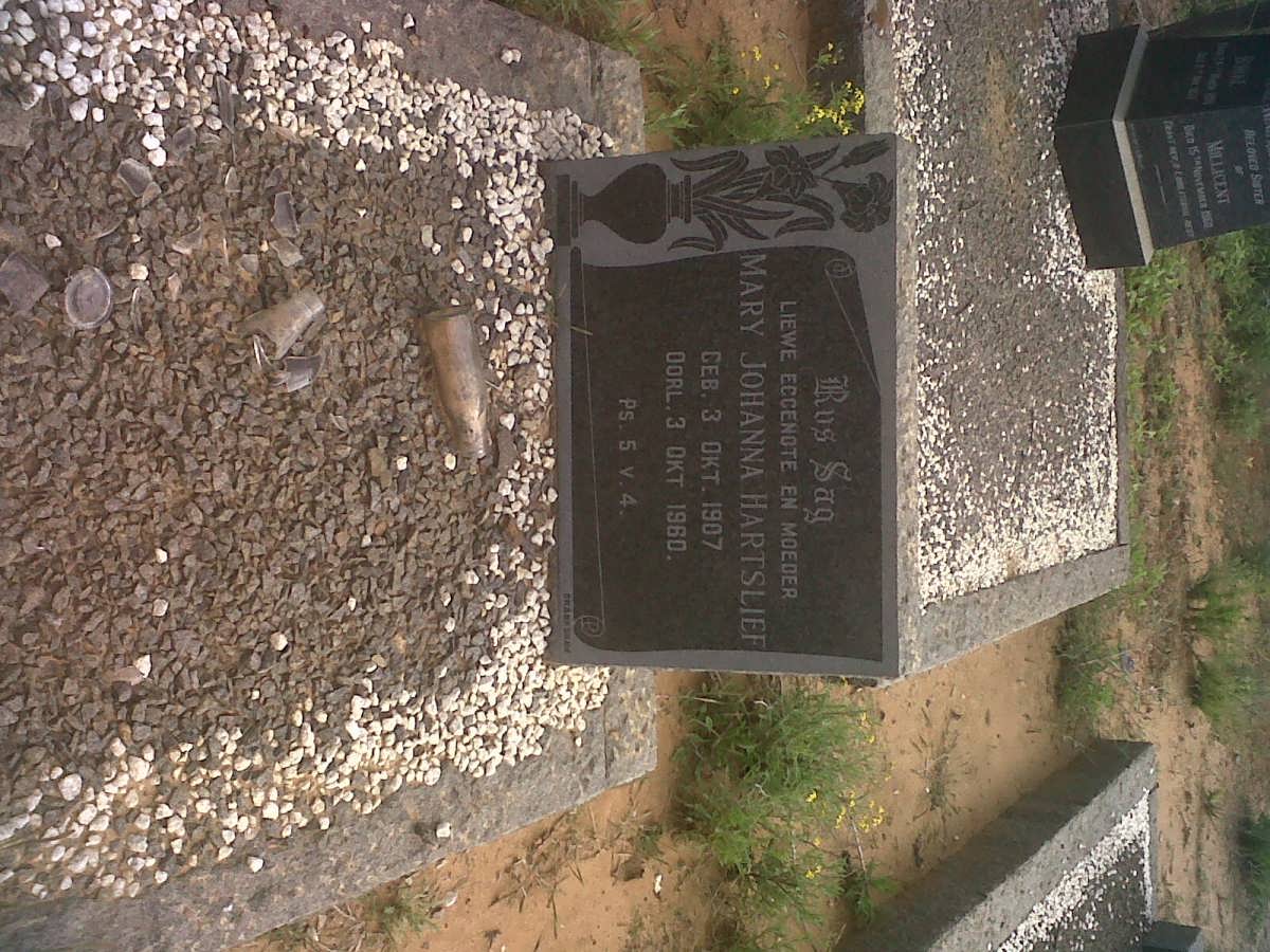 HARTSLIEF Mary Johanna 1907-1960