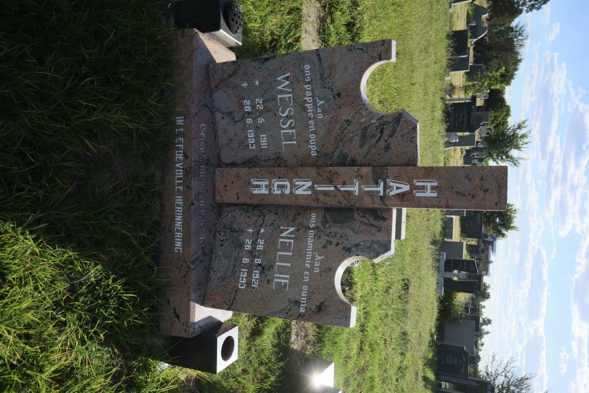 HATTINGH Wessel 1911-1993 &amp; Nellie 1921-1993