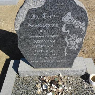 HATTINGH Abraham Stephanus 1933-1969