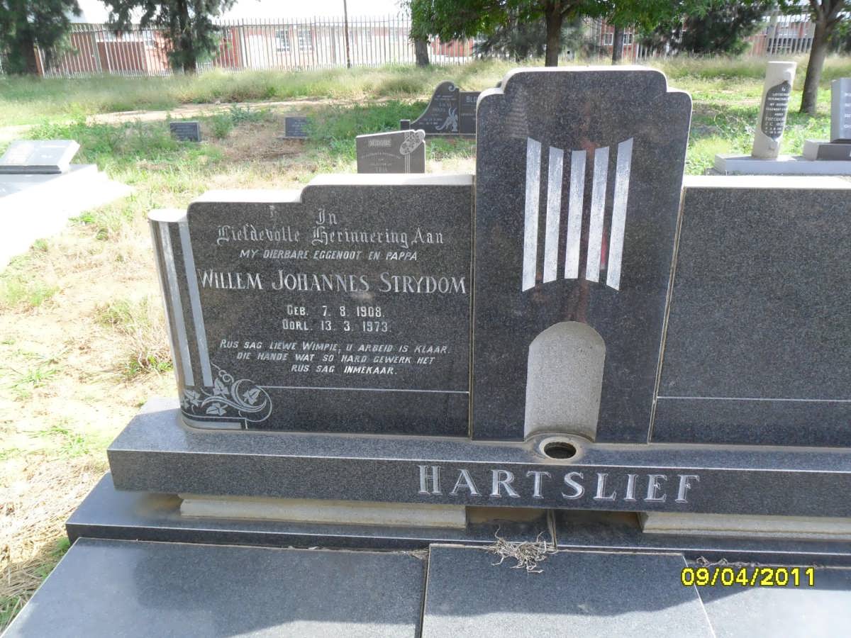 HARTSLIEF Willem Johannes Strydom 1908-1973