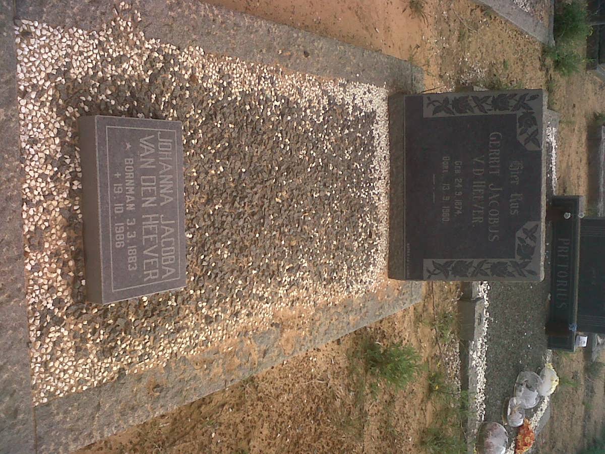 HEEVER Gerrit Jacobus, v.d. 1874-1960 &amp; Johanna Jacoba BORNMAN 1883-1986