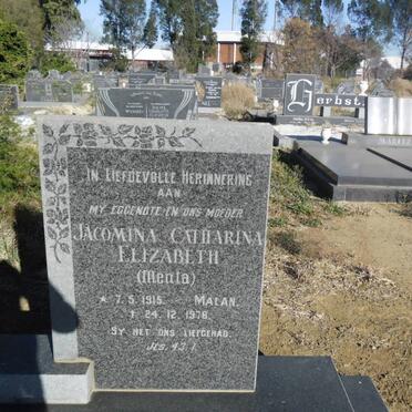 HEERDEN Jacomina Catharina Elizabeth, van nee MALAN 1915-1978