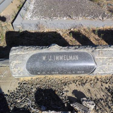 IMMELMAN W.J. 1888-1968