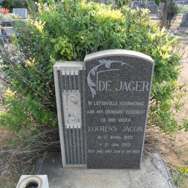 JAGER Lourens Jacob, de 1899-1963