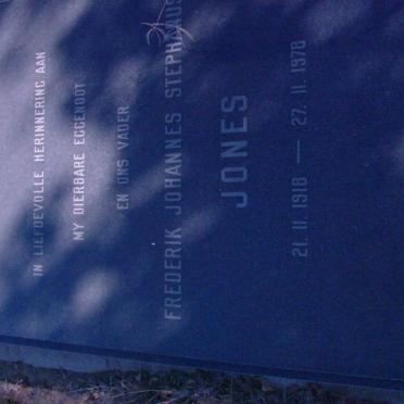 JONES Frederik Johannes Stephanus 1918-1978