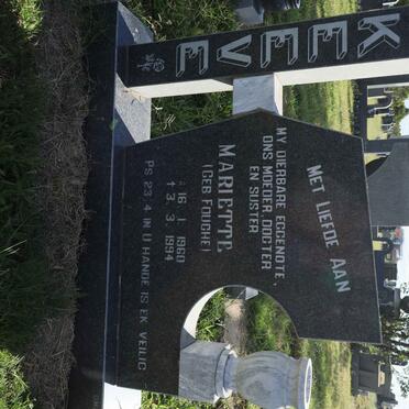 KEEVE Mariette nee FOUCHE 1960-1994