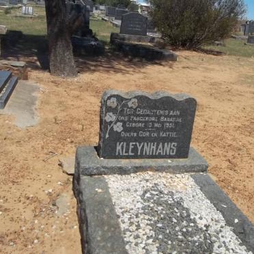 KLEYNHANS ? 1950-1950