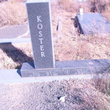 KOSTER Paul 1930-1983 &amp; J.M. 1927-