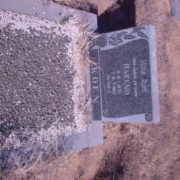 KOEN Barend 1875-1963