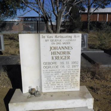 KRUGER Johannes Hendrik 1952-1977