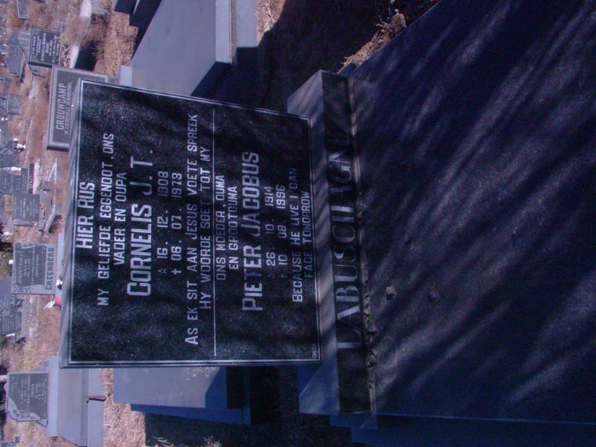 LABUSCHAGNE Cornelis J.T. 1908-1979 &amp; Pieter Jacobus 1914-1996