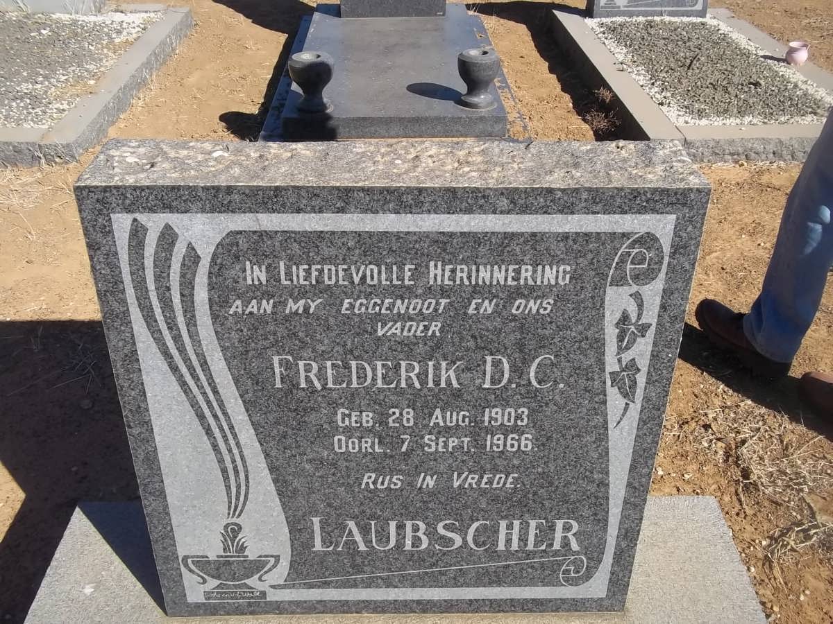LAUBSCHER Frederik D.C. 1903-1966