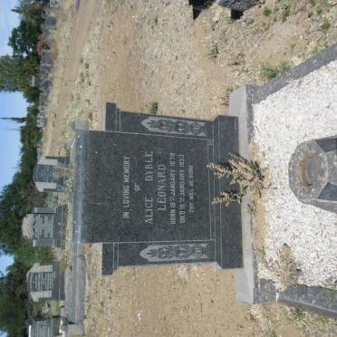 LEONARD Alice Dyble 1879-1953