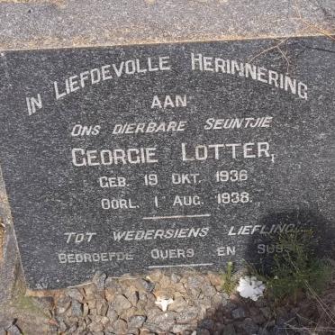 LOTTER Georgie 1936-1938