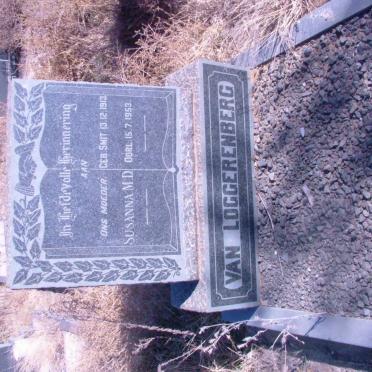 LOGGERENBERG Susanna M.D., van geb SMIT 1913-1953