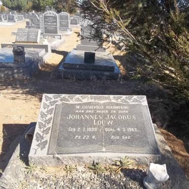 LOUW Johannes Jacobus 1899-1963