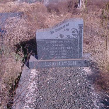 LOUBSER Marthinus Petrus 1899-1966